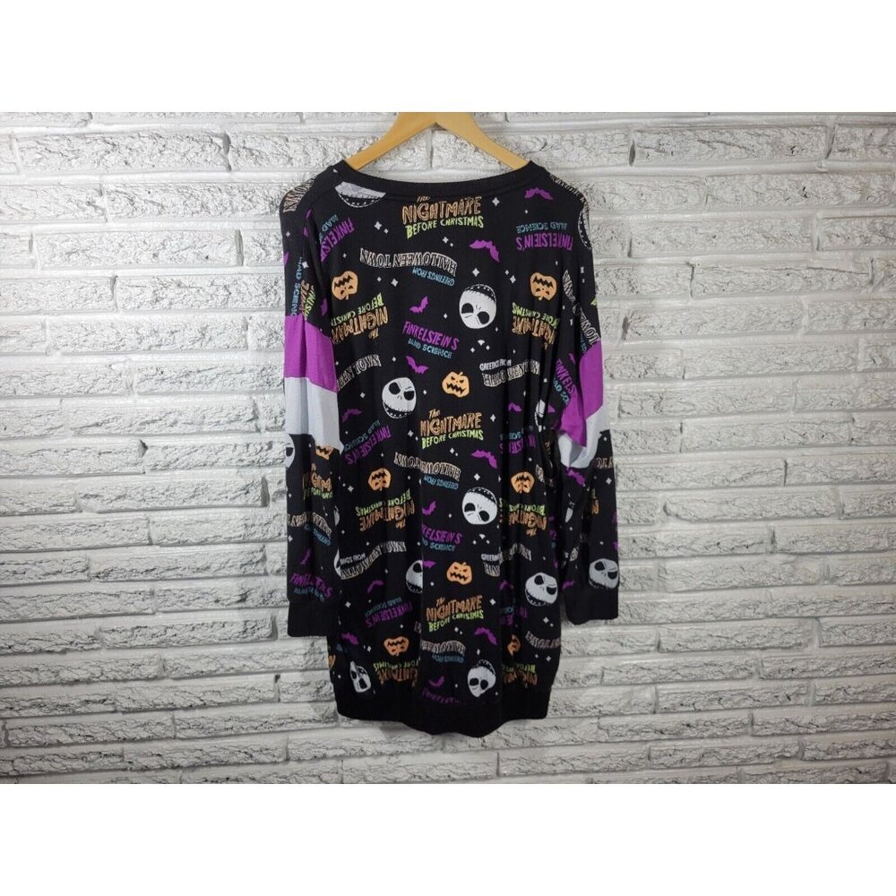 Disney Nightmare Before Christmas Jack Skellington Pajama Top XL 16-18 NOV241XE - Picture 5 of 10